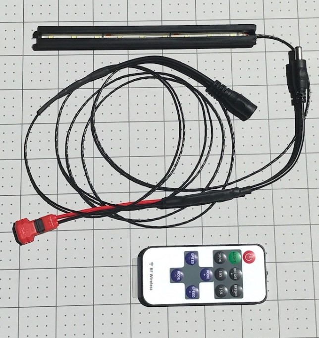 LED kit for the acrylic wind blocker